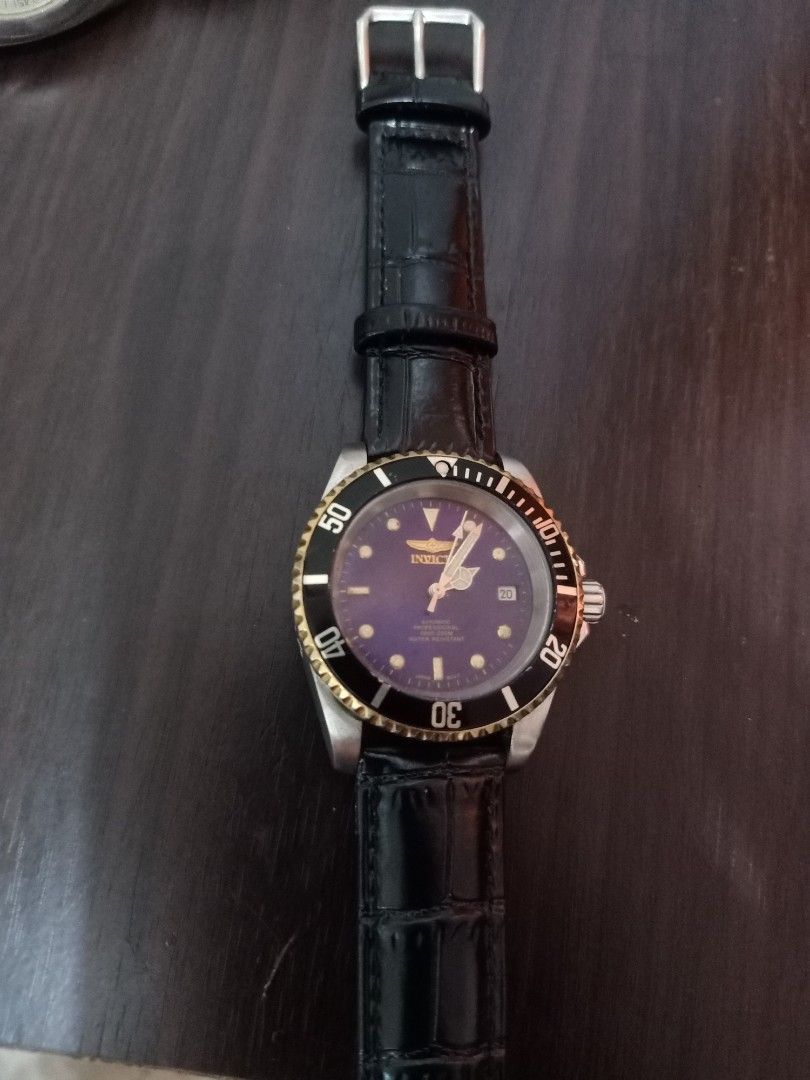 Invicta automatic (Category: Men's Watches) located in Las Pinas. Submitted by the_recycle_shop (Listing ID 1456098317, Image 3). Description: Original good working condition Automatic 40mm Fully functional.