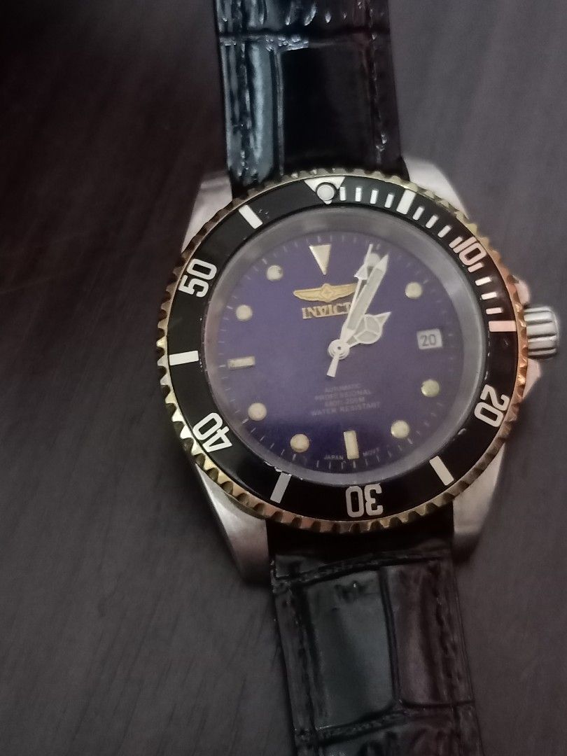 Invicta automatic (Category: Men's Watches) located in Las Pinas. Submitted by the_recycle_shop (Listing ID 1456098317, Image 1). Description: Original good working condition Automatic 40mm Fully functional.