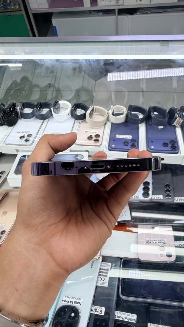 Iphone 14 Pro Max 1TB 89% BH Esim Unlock No issue (Category: iPhone 14 Series) located in San Juan City. Submitted by javedsgadgetshop (Listing ID 1456059612, Image 3). Description: INSTALLMENT OPTIONS : SPAY LATER / GGIVES / CREDIT CARD / SKYRO / HOMECREDIT (BRANDNEW) WE BUY AND SELL SO PWEDE MAGBINTA OR SWAP ! Quick Specs : 💵 Iphone 14promax •1TB •US Variant •89% batt health •Esim Unlock •95% Smoothness •No hidden issue | No Repaired •100% Aut