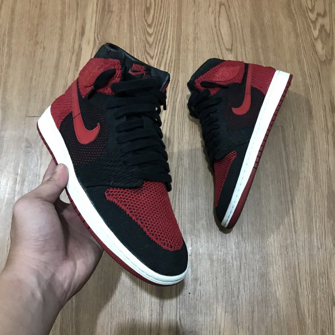 JORDAN FLYKNIT (Category: Sneakers) located in Baguio. Submitted by kitaaa_ (Listing ID 1456212104, Image 1). Description: FOR SALE‼️ JORDAN 1 FLYKNIT SIZE: 8/ 26cm LEGIT/AUTHENTIC EXCELLENT CONDITION 💰3500nego.