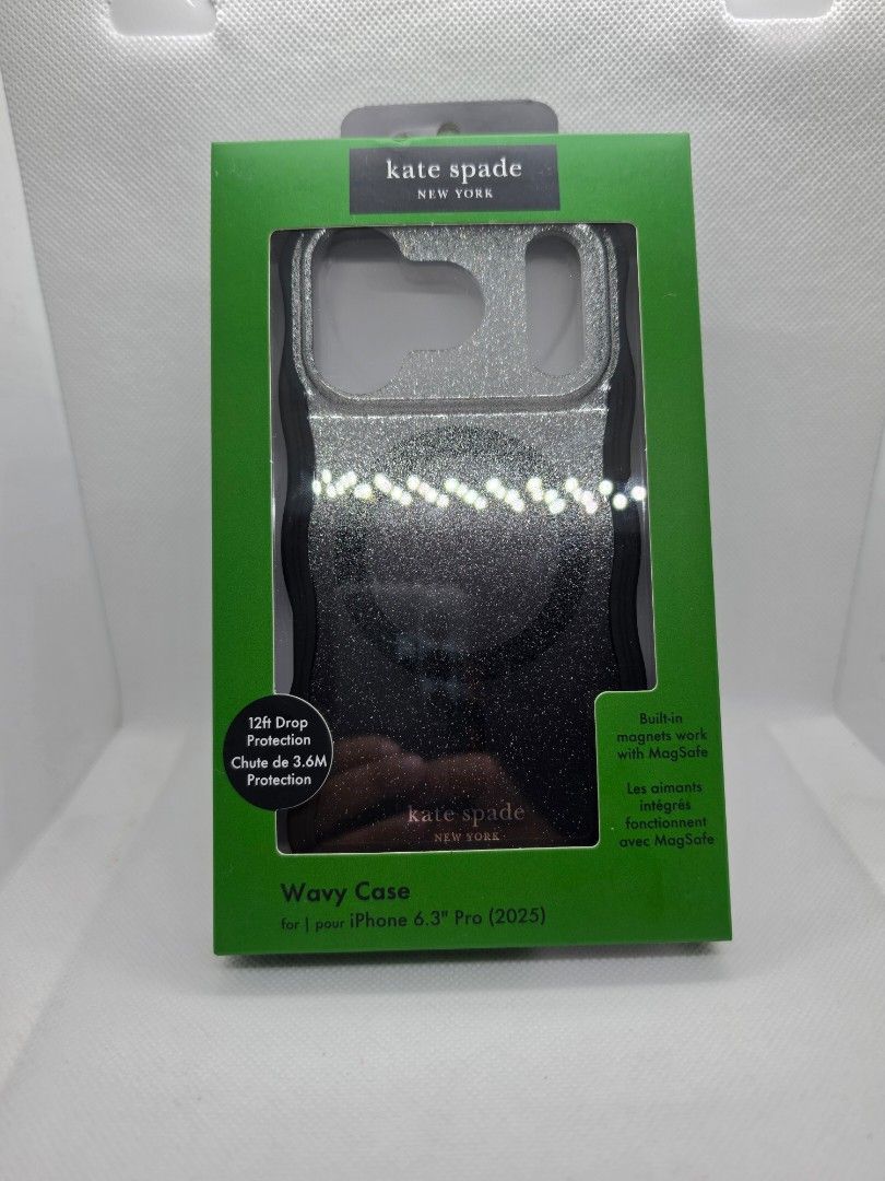 Kate spade case for iphone 17 pro (Category: Cases & Sleeves) located in Las Pinas. Submitted by jhered (Listing ID 1456215380, Image 1). Description: sale brandnew original with magsafe sale for 2300 las pinas area.
