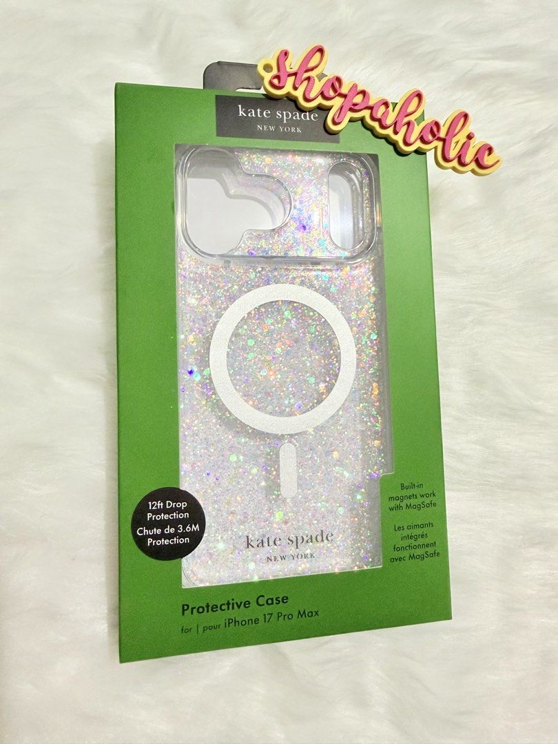 Kate Spade Magsafe Case Iphone 17 Pro Max (Category: Cases & Sleeves) located in Caloocan City. Submitted by shopaholic.nej (Listing ID 1456190761, Image 1). Description: 🌟AVAILABLE ONHAND🌟 🌟BRAND NEW & AUTHENTIC🌟 📍North Caloocan 💰Gcash / BPI / Maribank (Seabank) 🚚 grab/lalamove/J&T (no shapi checkout) .