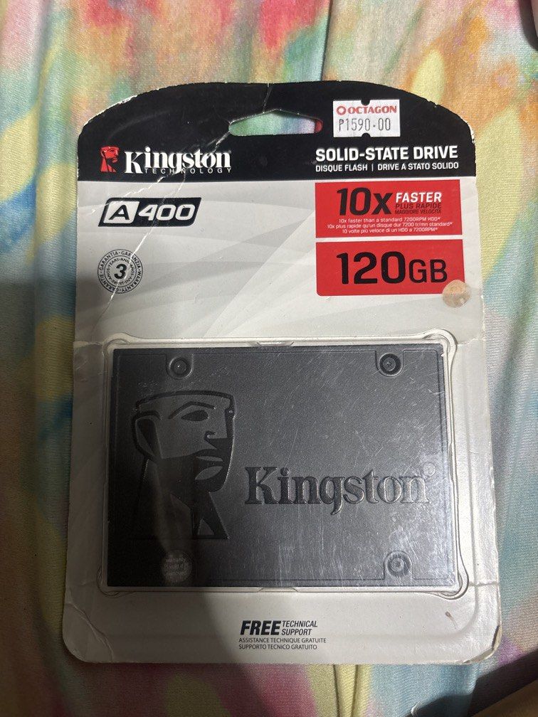 Kingstons Solid State Drive (SSD) 120gb (Category: Computer Parts) located in Makati City. Submitted by alibaba_01 (Listing ID 1456076973, Image 1). Description: .