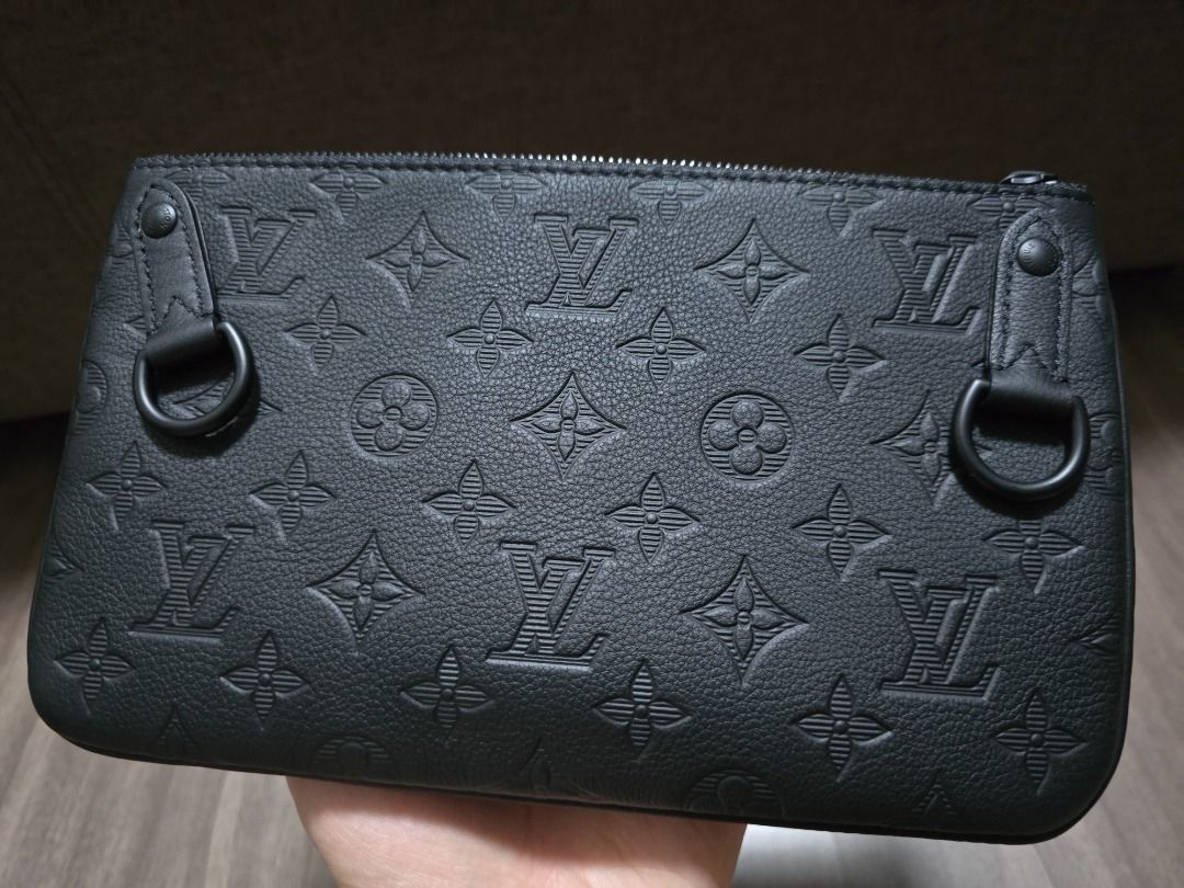 Louis Vuitton Trio Attachment (Category: Luxury Bags & Wallets) located in Manila. Submitted by ddc77 (Listing ID 1456193002, Image 2). Description: Attachment from my LV Trio Shadow Monogram LV Trio in shadow monogram is 200k SRP Selling the attachment I dont use for only 22k.