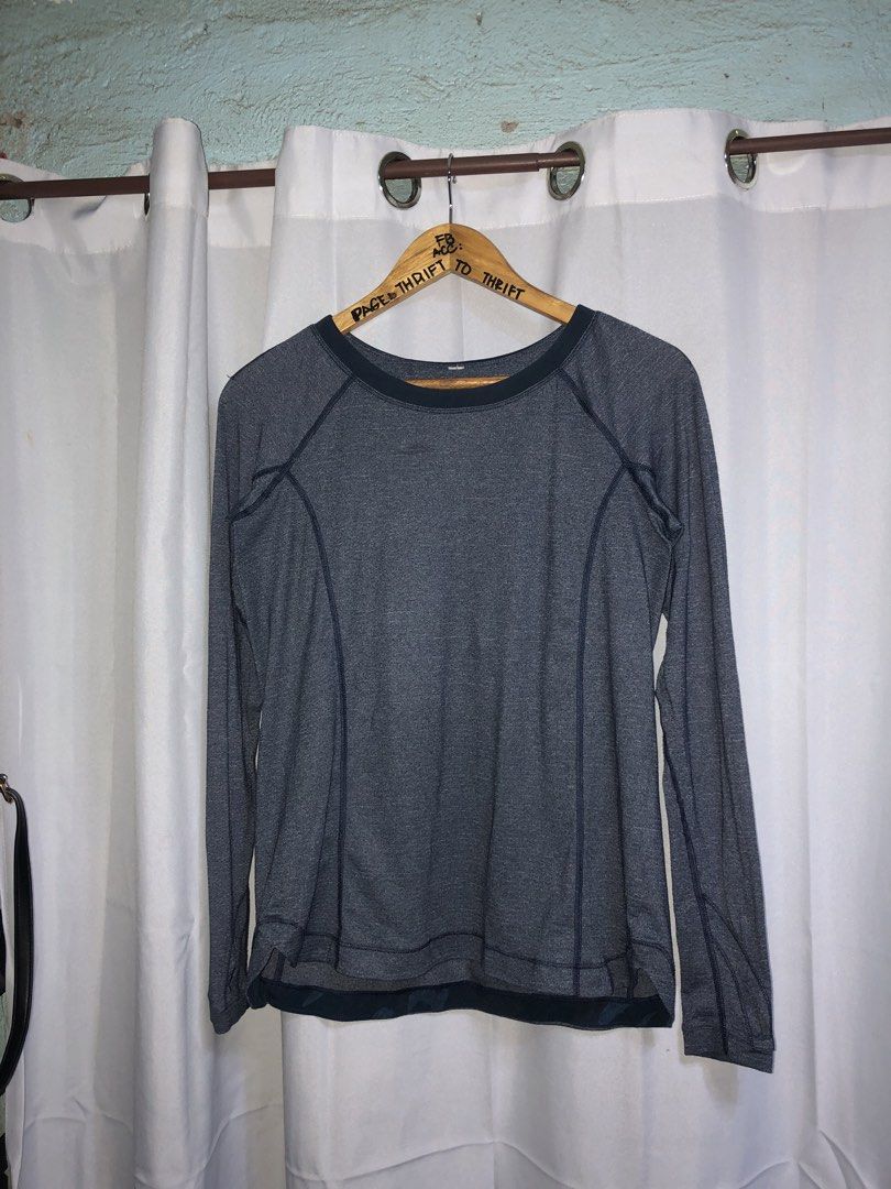 LULULEMON TURN IT UP LONG SLEEVE (Category: Activewear) located in Manila. Submitted by triptothrift7 (Listing ID 1456191614, Image 3). Description: pm me for fast transaction! LULULEMON TURN IT UP LONG SLEEVE for only 680 size medium width 17 x 23/24 length no issue need wash only authentic legit excellent condition color rate 9/10 authentic legit mode of payment gcash or bank transfer location Biñan laguna.