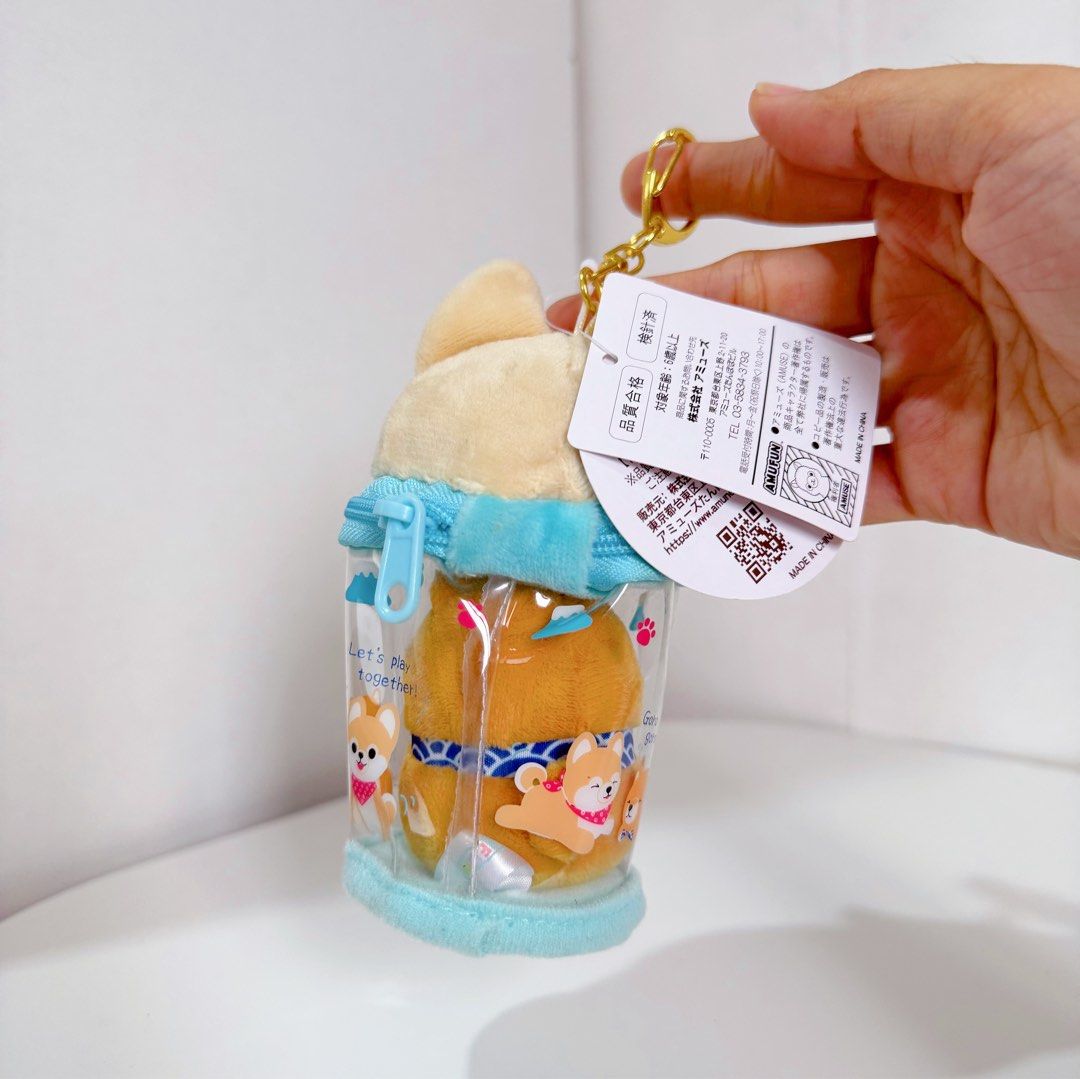Mameshiba Dog Amuse Charm Plush with Pouch (Category: Plushies & Soft Toys) located in Manila. Submitted by ashyyel_ (Listing ID 1456228652, Image 2). Description: perfect for gift! stufftoys, stuffedtoys.