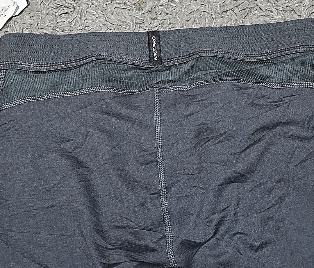 mens tights (Category: Activewear) located in Davao. Submitted by johnlord28thriftco (Listing ID 1456209677, Image 3). Description: N I K E Pro Training Tights For Cardio Training/Compression/Elastic Waistband Medium excellent.