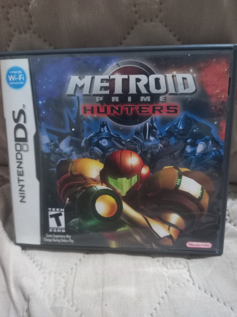 Metroid Prime Hunters Nintendo DS Game (Category: Nintendo) located in Valenzuela. Submitted by retro.rush (Listing ID 1456214358, Image 1). Description: - Metroid Prime Hunters for Nintendo DS - Features Wi-Fi connectivity - Rated T for Teen - Perfect for fans of the Metroid series - Classic handheld gaming experience.