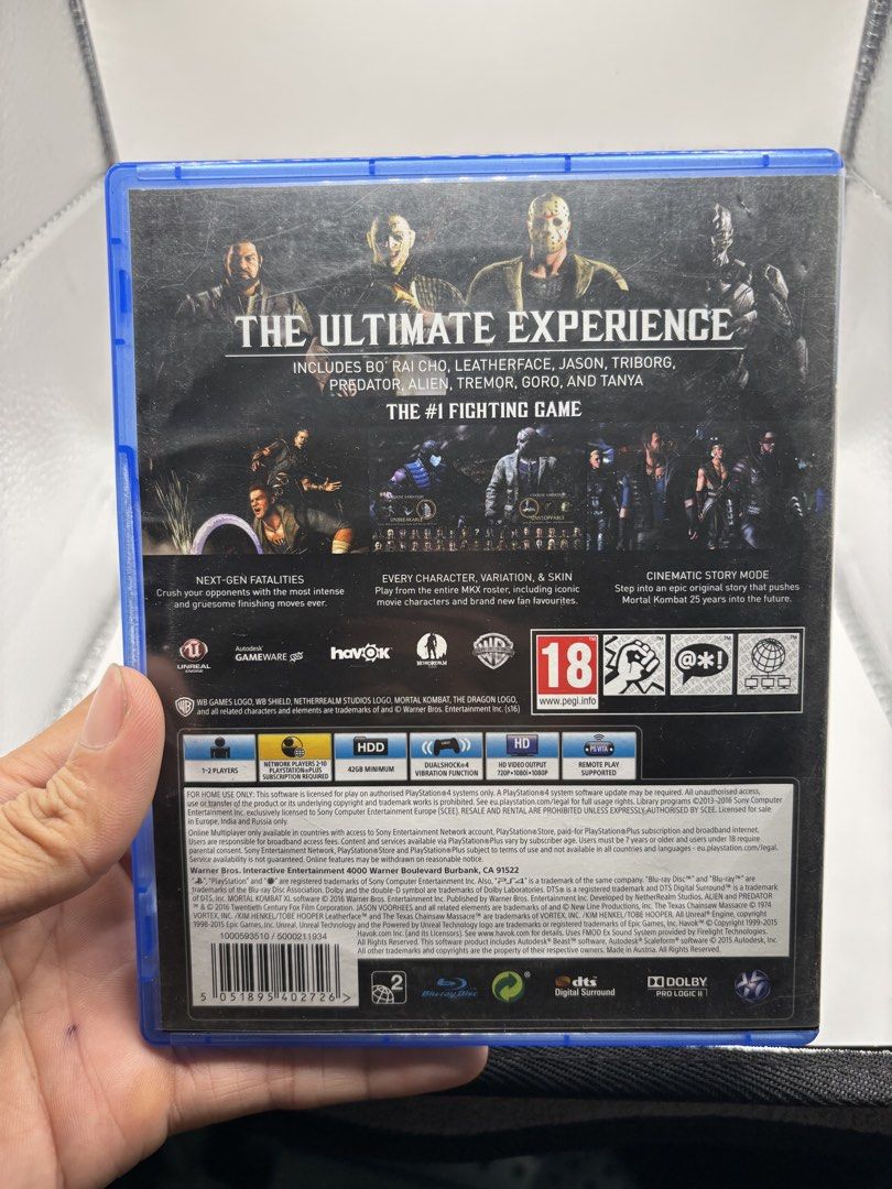 Mortal Kombat XL (Category: PlayStation) located in Cebu City. Submitted by arrheniusplays (Listing ID 1456210276, Image 2). Description: WYSISWYG Authentic Pre-Owned Tested and Working.