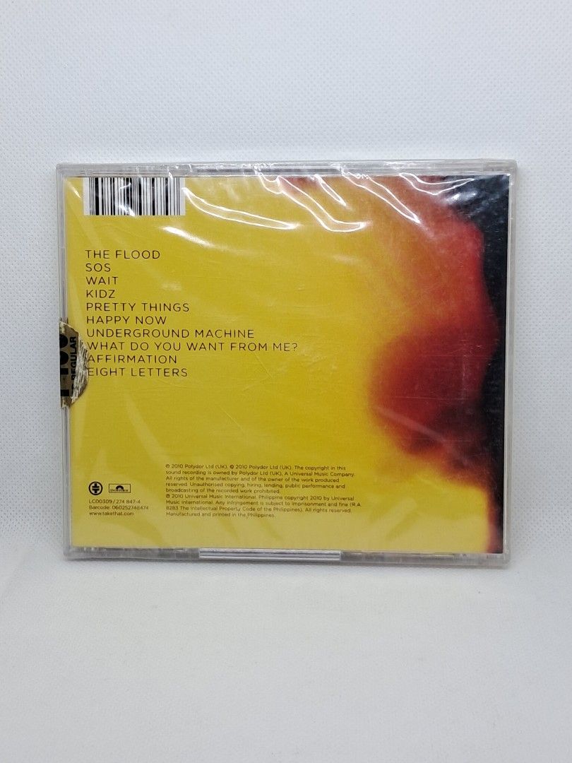 Music CD: Take That - Progress (Category: CDs & DVDs) located in Quezon City. Submitted by affcollection (Listing ID 1456073623, Image 2). Description: Original music CD.
