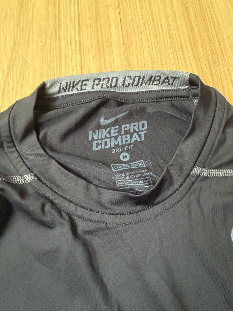 NIKE | Dri-Fit Compression Pro Combat Black (Category: Activewear) located in Pasig City. Submitted by franco.mendoza (Listing ID 1456124723, Image 2). Description: - no issues - 15 x 26 - size M.