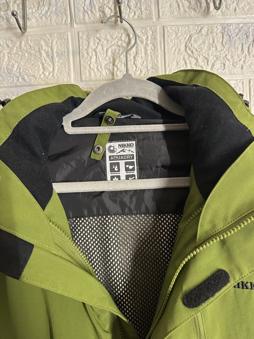 Nikko Aqua Dry (Category: Coats, Jackets and Outerwear) located in Manila. Submitted by david_dlr (Listing ID 1456146512, Image 3). Description: Nikko Aqua Dry Outdoor Jacket 23 Width - 27 Length - Condition 10/10 - Color Rate 10/10 - Brand New Condition 999 Makati Loc.