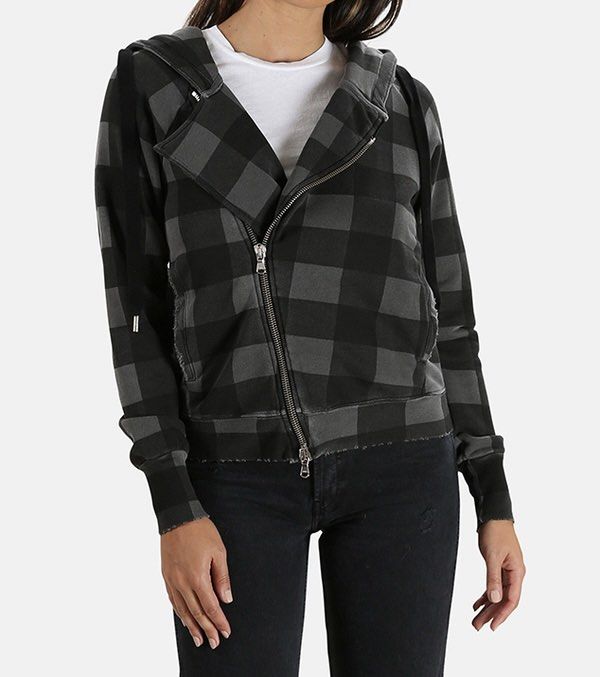 NSF Walker Asymmetrical Zip Up Hoodie (Category: Coats, Jackets and Outerwear) located in Taguig. Submitted by highlows (Listing ID 1456147846, Image 2). Description: size medium 19x24 no flaw good condition 9/10.