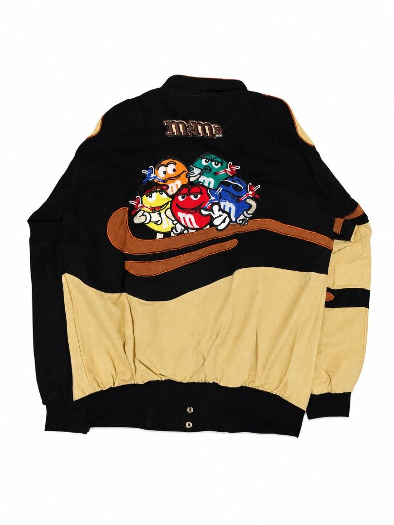 Official Dudack M&M Racing Jacket (Category: Coats, Jackets and Outerwear) located in Manila. Submitted by duster_o7 (Listing ID 1456172766, Image 2). Description: Chest: 23" Length: 27" Shoulder: 22".