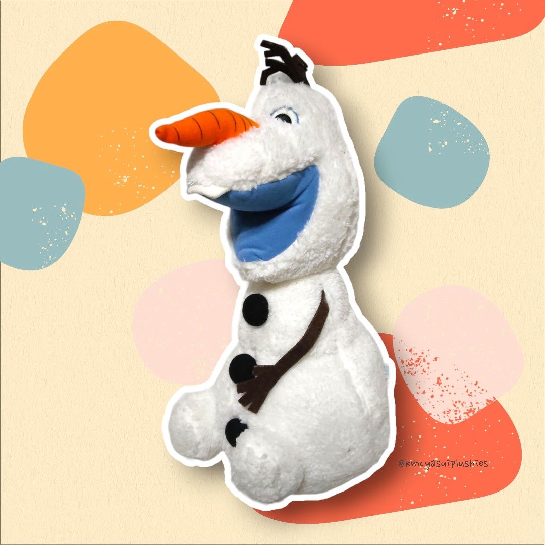 Olaf from Frozen Plushie (Category: Plushies & Soft Toys) located in Pasig City. Submitted by micaaalodeon (Listing ID 1456188729, Image 1). Description: Disney Plush Soft Good for fans and collectors.