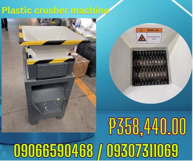 plastic Crusher machine DW-180 garbage Crusher machine (Category: Looking For) located in Caloocan City. Submitted by rochelleflores356-82603 (Listing ID 1456118101, Image 1). Description: Model: DW-180 Motor: 220V, 50Hz, 1-phase Power: 1.5KW-4,Single motor Reducer: K47 Input Speed: 25 rpm Input Torque: 400Nm Input Shaft Dia.: Φ35 Blade Size: Φ90*8 Blade Material: 9CrSi Blade Qty.: 21 PCS Inlet Size: 500*500*300 mm Outlet Width: 280 mm Outlet Hei