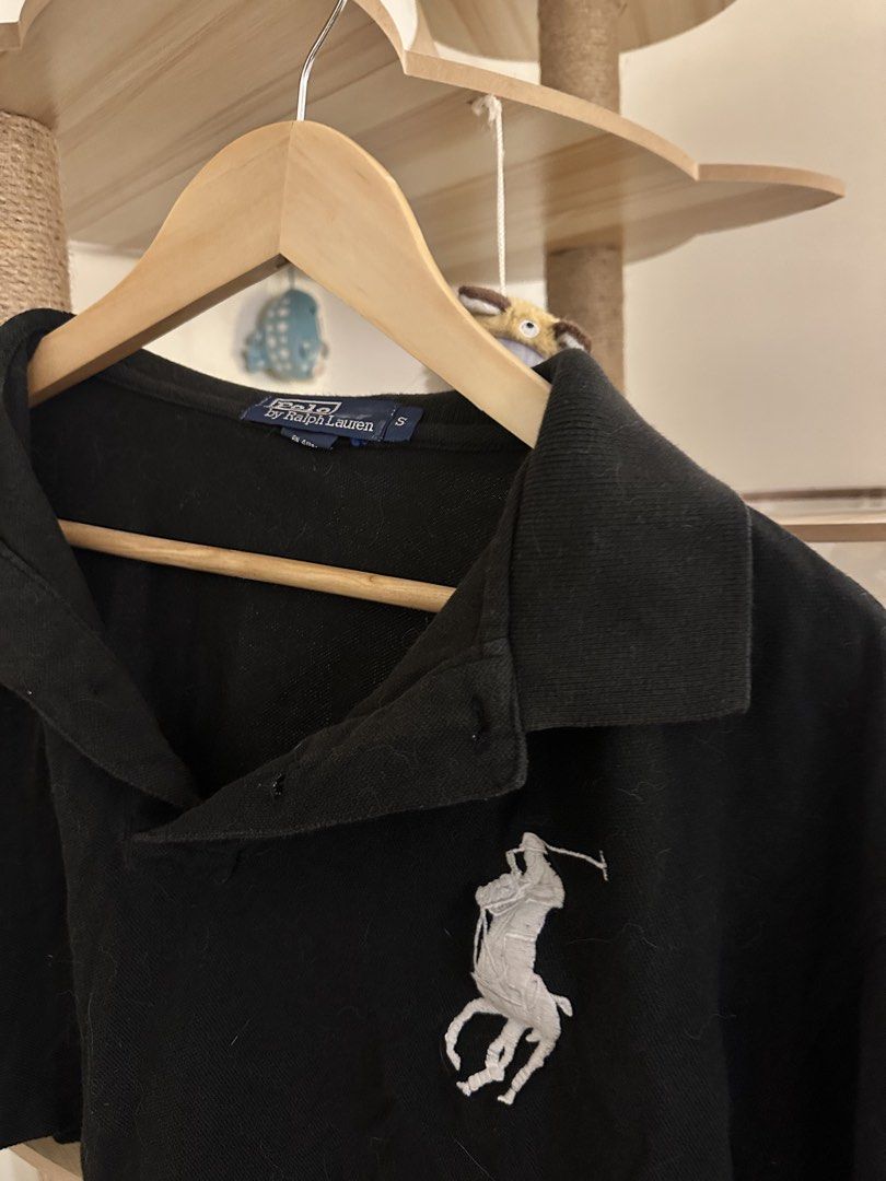 Polo Ralph Lauren Black Crop Top Collared (Category: Blouses) located in Makati City. Submitted by onlinethriftstoreph (Listing ID 1456180098, Image 3). Description: .