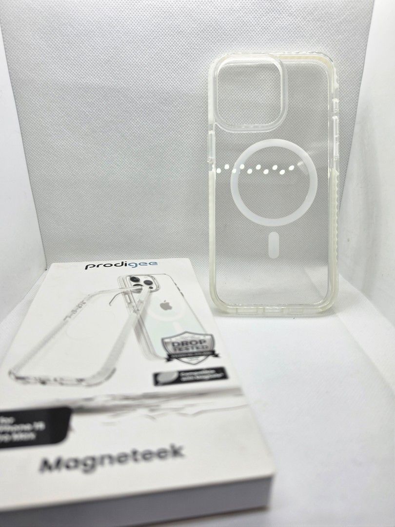 Prodigee case for iphone 15 pro max (Category: Cases & Sleeves) located in Las Pinas. Submitted by jhered (Listing ID 1456215182, Image 1). Description: sale brandnew original with magsafe sale for 1500 las pinas area.