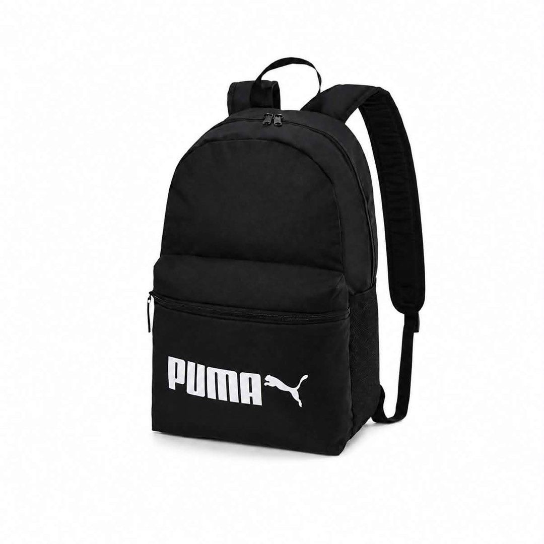 Puma Backpack (Category: Backpacks) located in Quezon City. Submitted by grash.conde (Listing ID 1456176758, Image 1). Description: - Classic black/gray Puma backpack - Wide opening main compartment - Front zip pocket for essentials - Side mesh pocket for water bottle/umbrella - Padded shoulder straps for comfort - Simple and functional design - Ideal for school or everyday use Slightly nego just pm me 📩.