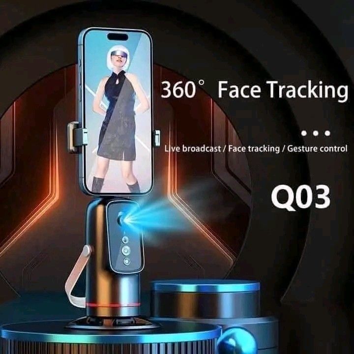 Q03 Automatic face and gesture tracking 360° rotation AI smart stabilizer (Category: Tripods & Monopods) located in Manila. Submitted by marvieobordo (Listing ID 1456217015, Image 2). Description: Q03 Automatic face and gesture tracking 360° rotation AI smart stabilizer .