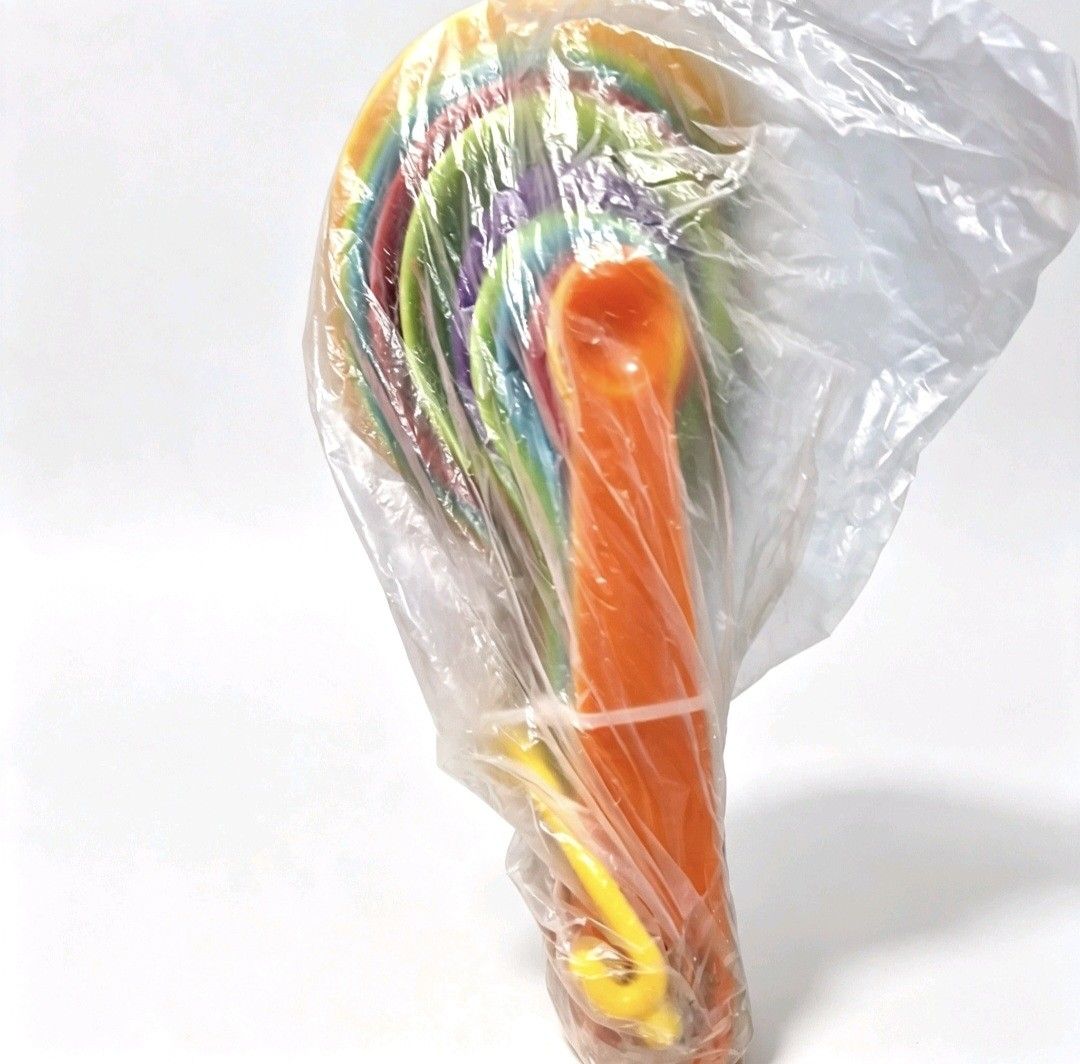 Rainbow Measuring Cups and Spoons Set (Category: Other Kitchenware & Tableware) located in Quezon City. Submitted by ana-chan (Listing ID 1456149429, Image 1). Description: Colorful measuring cups and spoons set. Perfect for baking and cooking. Nests for easy storage..