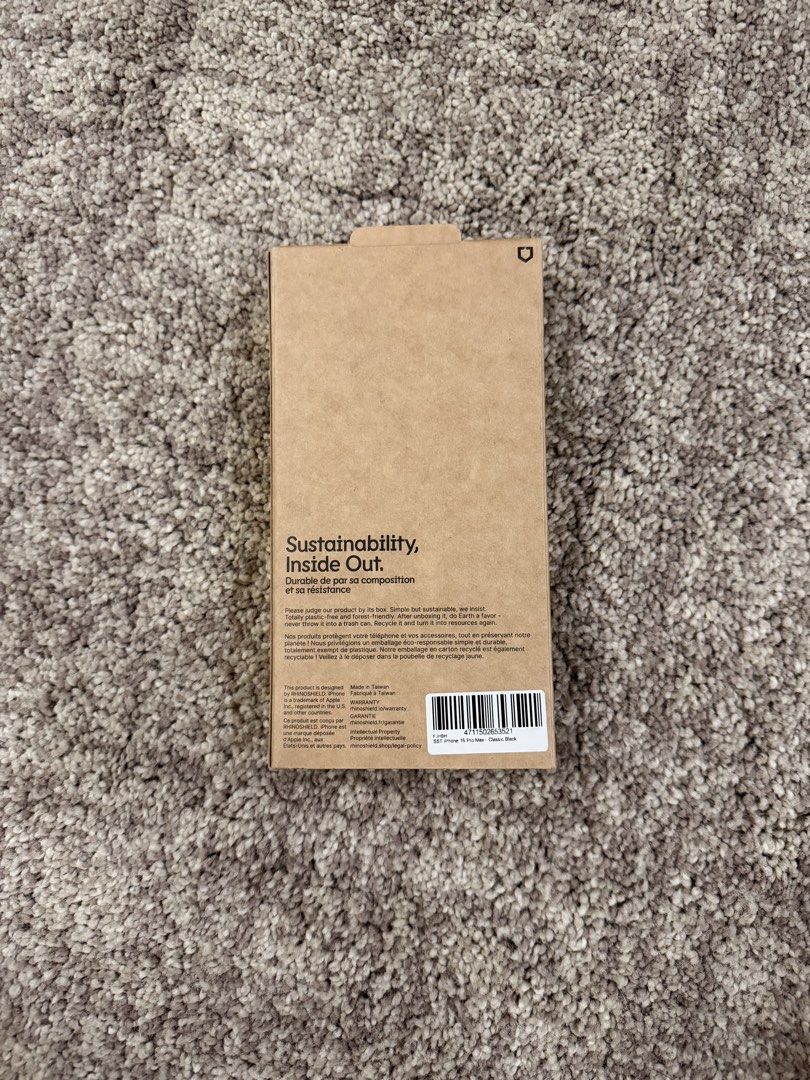 RHINOSHIELD SolidSuit (Black) for iPhone 16 Pro Max (Category: Cases & Sleeves) located in San Juan City. Submitted by jerilim (Listing ID 1456159640, Image 2). Description: RFS: Decluttering Item still sealed, never opened..
