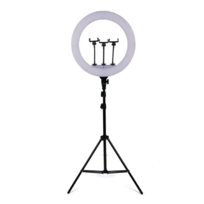 Ring Light with Tripod Stand for Photography & Vlogging (Category: Lighting & Studio Equipment) located in Manila. Submitted by marvieobordo (Listing ID 1456217760, Image 3). Description: - Versatile ring light setup - Includes large ring light with tripod stand - Comes with 16cm and 26cm smaller ring lights - Ideal for content creators, photographers, and videographers - Easy to set up and adjust - Enhances lighting for videos and photos.