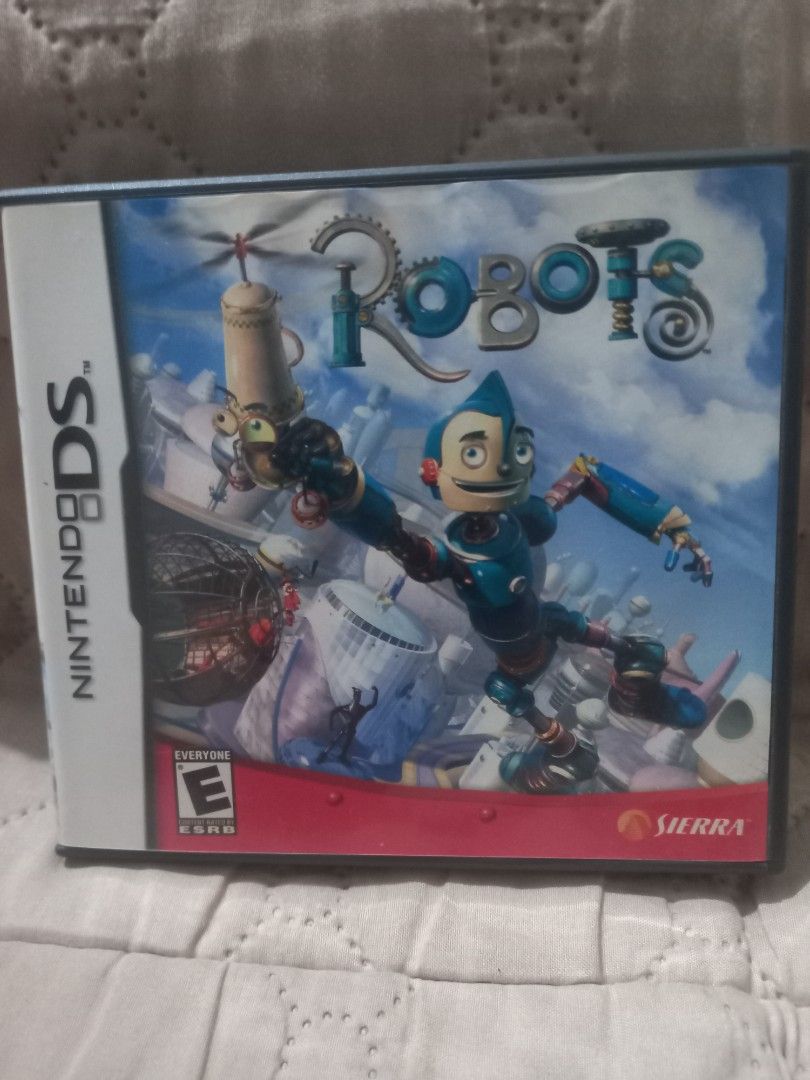 Robots Video Game for Nintendo DS (Category: Nintendo) located in Valenzuela. Submitted by retro.rush (Listing ID 1456212973, Image 1). Description: - Robots video game for Nintendo DS - Based on the popular movie - Offers a fun adventure experience for kids - Comes with the original game case - Ideal for fans of the movie or robot-themed games.