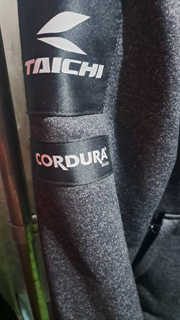 RS Taichi Cordura Motorcycle Jacket (Category: Coats, Jackets and Outerwear) located in Antipolo. Submitted by arphomar (Listing ID 1456119093, Image 3). Description: color may vary due to lightning shipment: lalamove, lbc, grab jnt etc payment: gcash meetup: imall antipolo.
