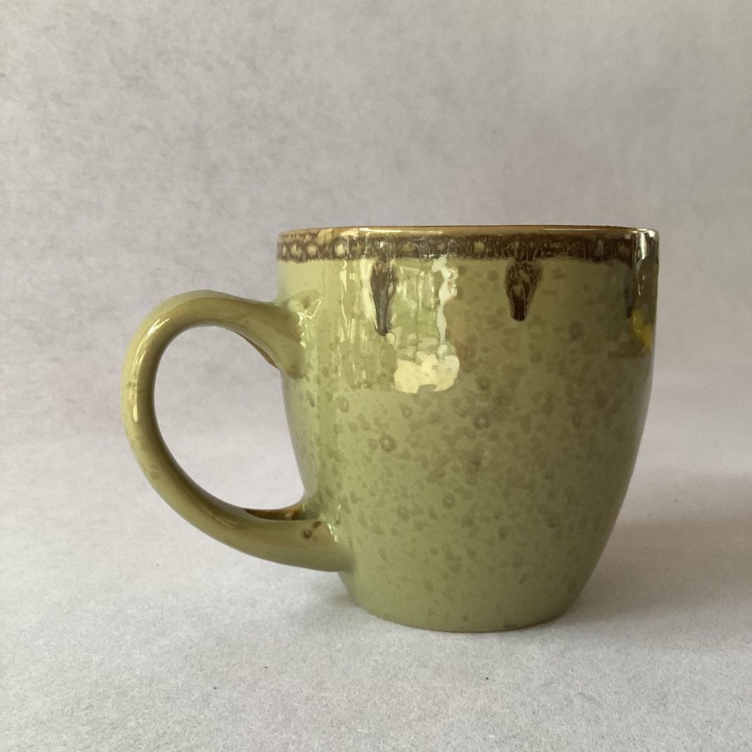 Sage Green Stoneware Coffee Mug (Category: Coffee & Tea Tableware) located in Davao. Submitted by eclectic1925 (Listing ID 1456105926, Image 3). Description: Php80 Sage Green Stoneware Coffee Mug H: 3 inches L: 3 inches Please REVIEW PHOTOS We use 100% repurposed packaging materials SF starts at Php70 via Flash Express First to pay .