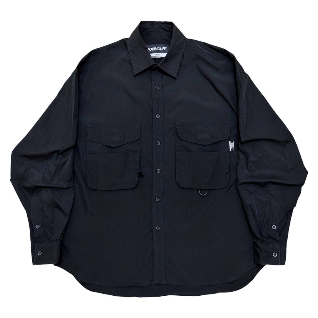 Smoking Life Team Work Cargo Shirt (Category: Tshirts & Polo Shirts ) located in Dinalupihan. Submitted by brokencasket (Listing ID 1456199112, Image 1). Description: Smoking Life Team Work Cargo Shirt Size M on tag. Measurements on photo. .
