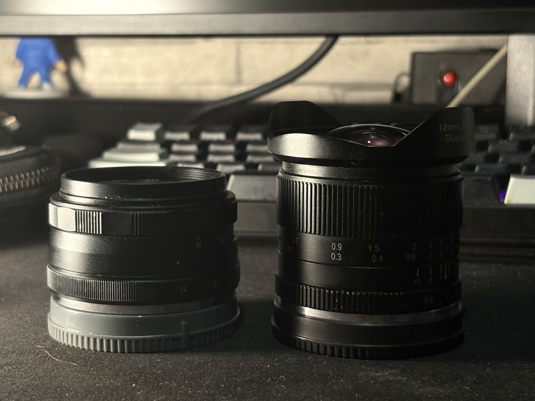 Sony E-mount 35mm f2.8 & 12mm (Category: Lens & Kits) located in Manila. Submitted by luv.aveleonor (Listing ID 1456189500, Image 3). Description: Sony E-mount 4,500 for both 12mm APS-C MF 7artisans 35mm f2.8 APS-C MF meike.