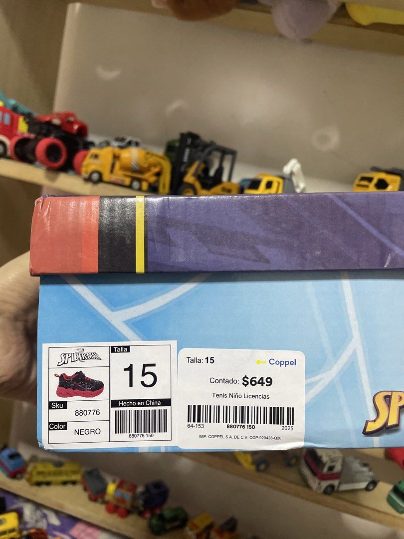 Spiderman rubber shoes (Category: Babies & Kids Fashion) located in Dupax Del Norte. Submitted by lysamae21 (Listing ID 1456058647, Image 2). Description: Minsan lng po gnmt nung 2nd bday nea lng Umiilaw po anjan napo size .