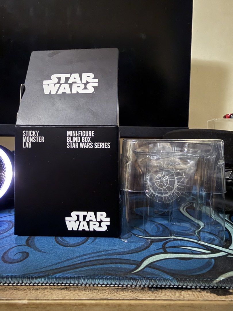 Star Wars Sticky Monster Lab Mini-Figure Blind Box (Category: Designer & Blind Box Toys) located in Manila. Submitted by ssg_spot (Listing ID 1456177542, Image 3). Description: - Star Wars Sticky Monster Lab mini-figure - Death Star design - Comes in original packaging (box and inner plastic) - Ideal for Star Wars fans and collectors - Unique collectible item.