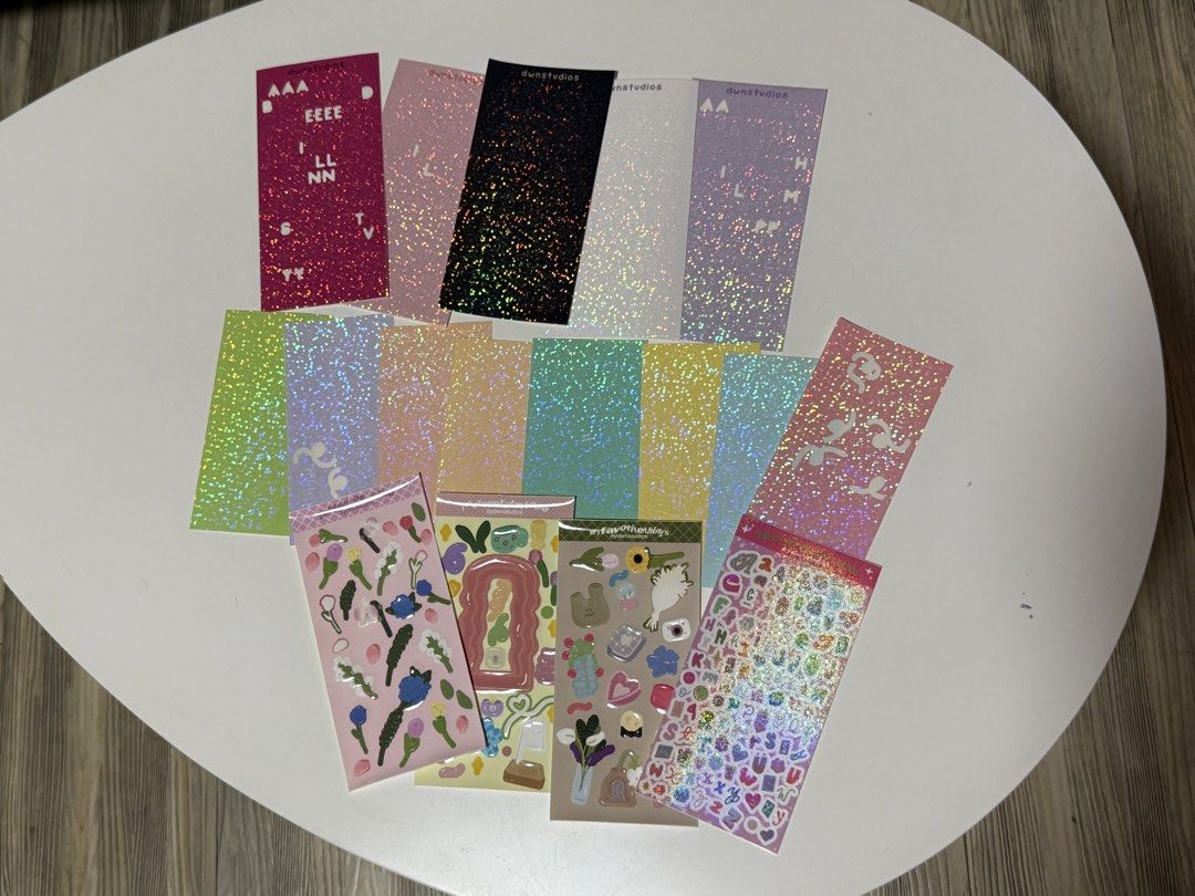 [Sale] Assorted Stickers (Category: Art & Prints) located in Las Pinas. Submitted by chaenq (Listing ID 1456143077, Image 2). Description: W/ 2 free BE ON :D sticker binders -- bydwnstudios kita sixth archive we are mood etc! .