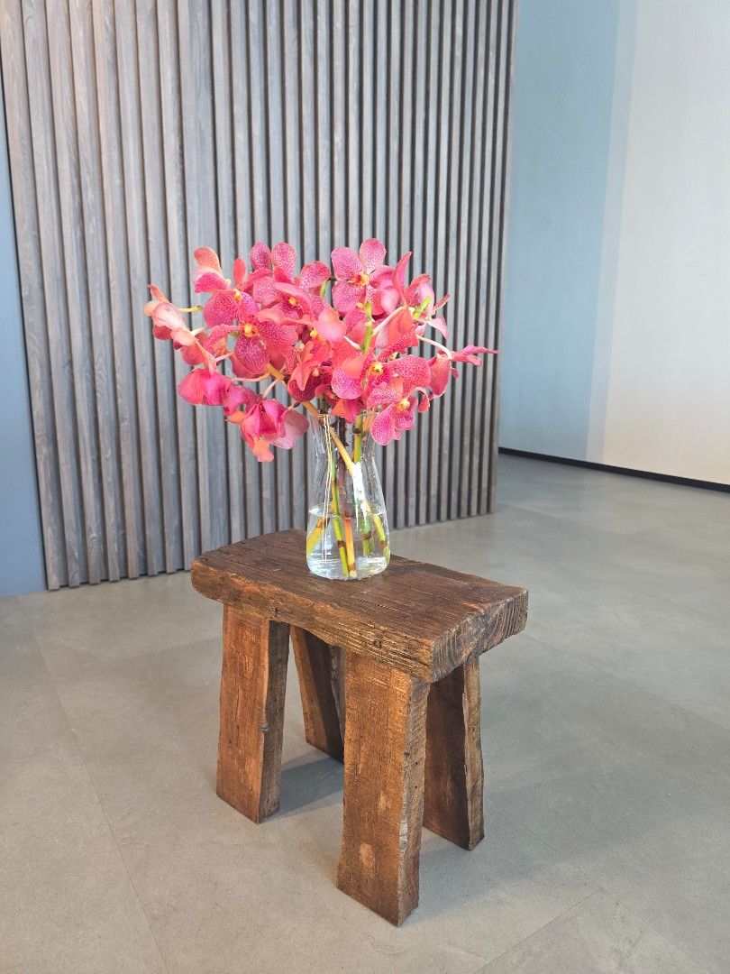 Stool Solid Wood (Category: Other Home Furniture) located in Singapore. Submitted by rampsoln (Listing ID 1456098465, Image 2). Description: China peasant courtyard stool. Artisanal piece. Strong, stable and functional as an everyday household stool. Artificially distressed soild timber. Seat 20cmx40cm Height 35cm.