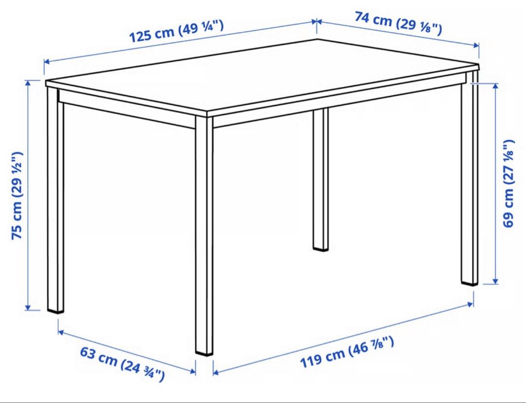 Study table / Dining Table (Category: Tables & Sets) located in Manila. Submitted by gingerscloset (Listing ID 1456068469, Image 3). Description: RFS: moving out.