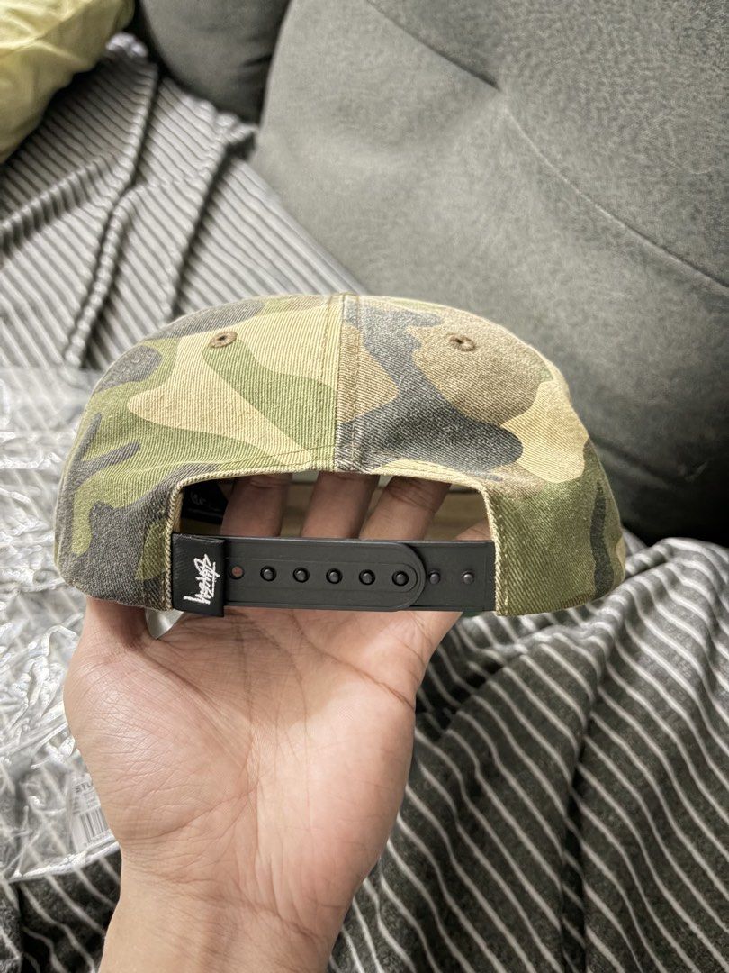 Stussy Mid Depth Cap Camo (Category: Caps & Hats) located in Manila. Submitted by lanceee0 (Listing ID 1456180188, Image 2). Description: Stussy Mid Depth Camo OSFA Brand new 4500 Bought in Stussy Korea.