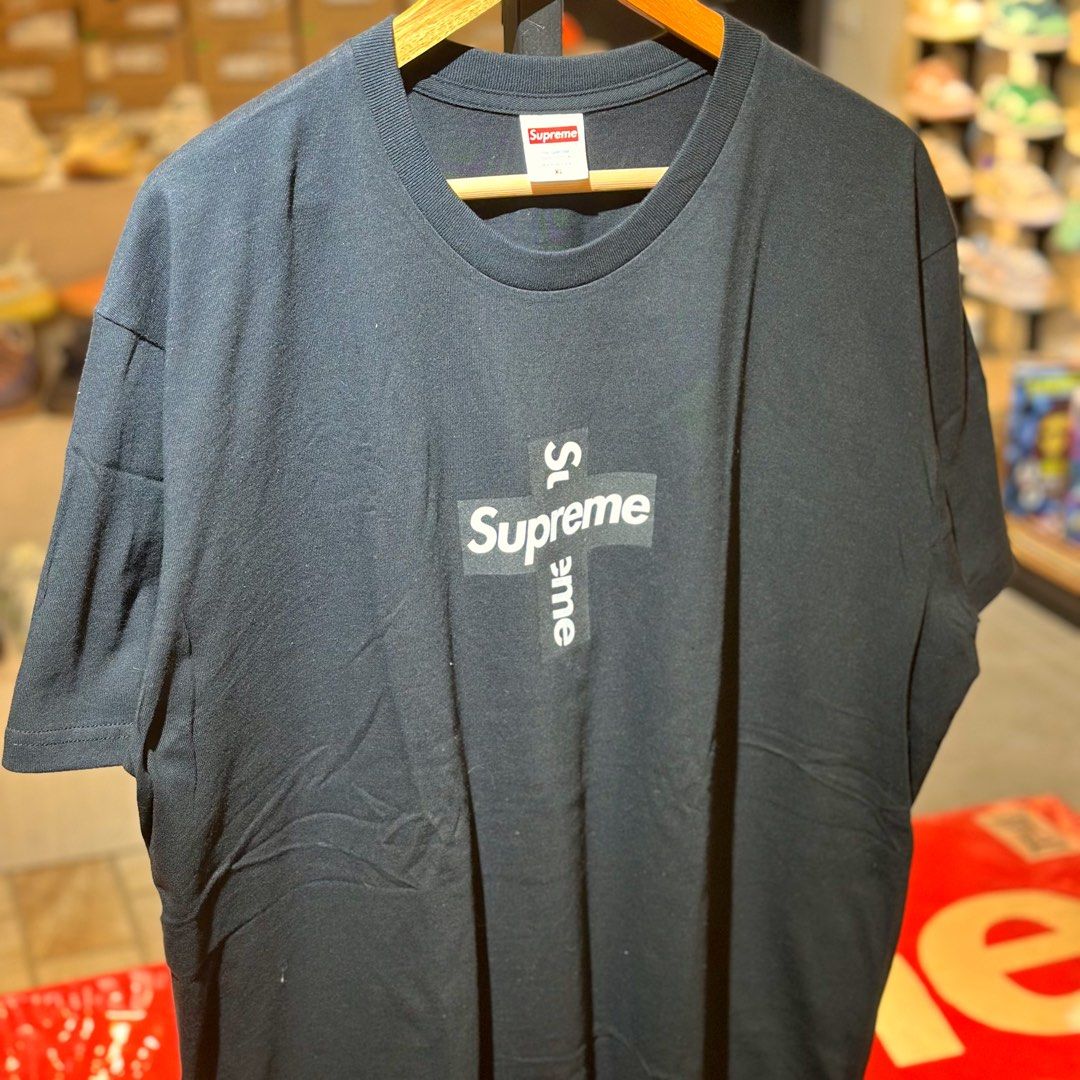 Supreme FW20 Cross Box Logo Tee Black (Category: Tshirts & Polo Shirts ) located in Quezon City. Submitted by inside_plug (Listing ID 1456097234, Image 2). Description: For Sale Supreme FW20 Cross Box Logo Black - XL Brandnew Dm us to purchase.