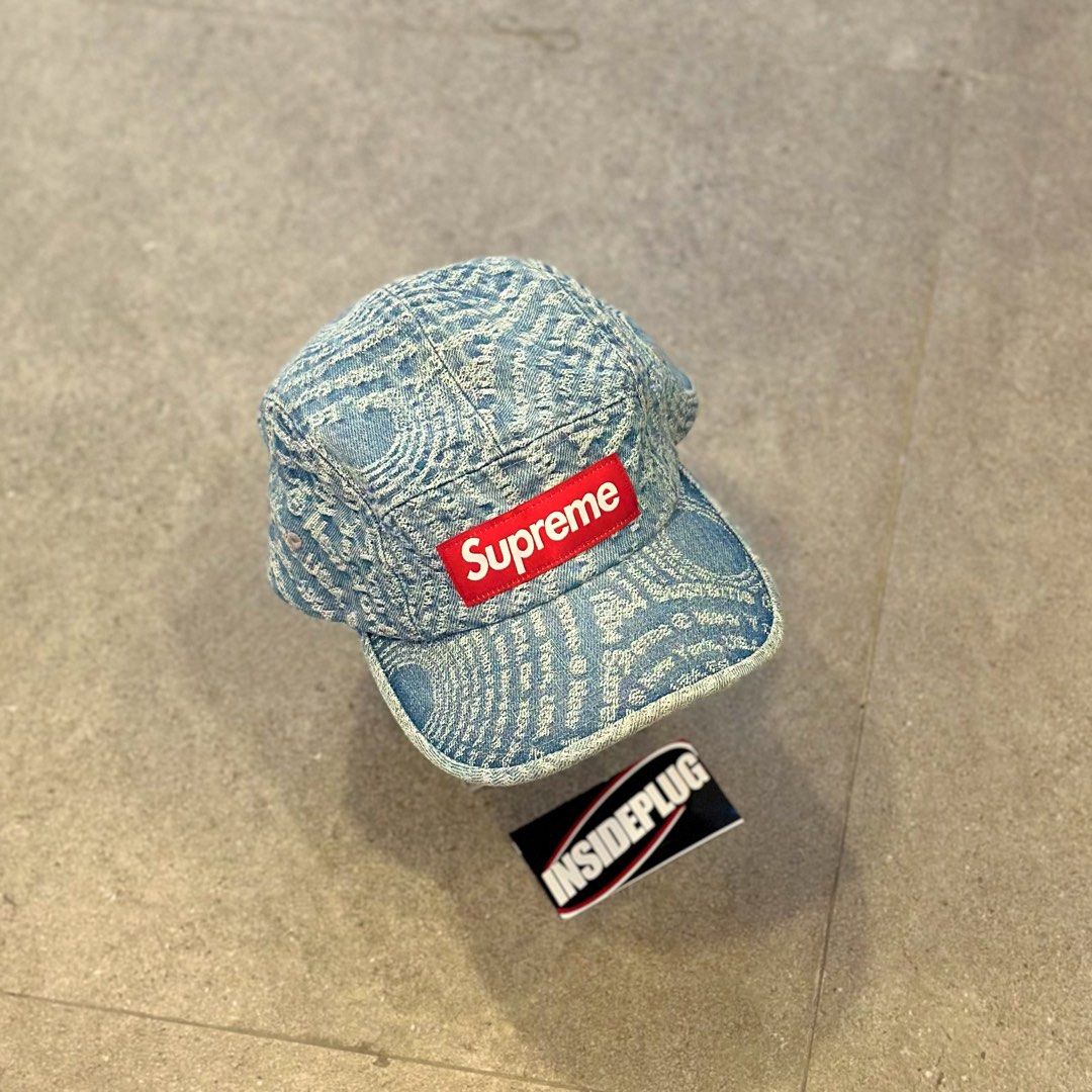 Supreme FW21 Circles Jacquard Denim Camp Cap (Category: Caps & Hats) located in Quezon City. Submitted by inside_plug (Listing ID 1456092079, Image 2). Description: For Sale Supreme FW21 Circles Jacquard Denim Camp Cap Brandnew Dm us to purchase.