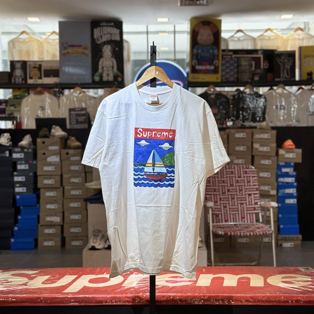 Supreme SS20 Sail Boat Tee White (Category: Tshirts & Polo Shirts ) located in Quezon City. Submitted by inside_plug (Listing ID 1456098149, Image 1). Description: For Sale Supreme SS20 Sail Boat Tee White - Large Brandnew Dm us to purchase.