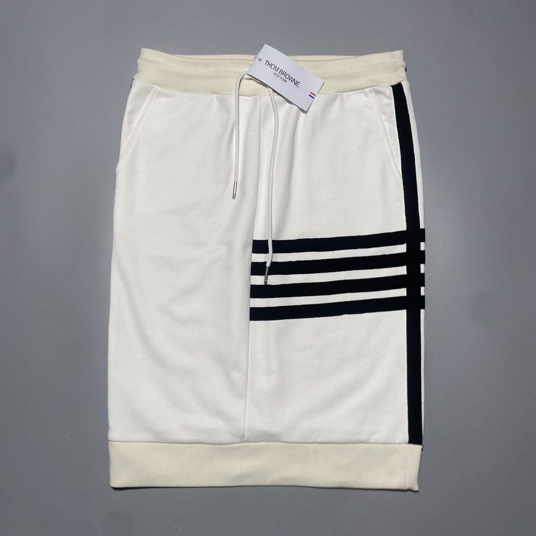 Thom Browne - long half-length sweat skirt (Category: Luxury Apparel) located in Manila. Submitted by kung_anoano_lang (Listing ID 1456172806, Image 1). Description: Thom Browne - long half-length sweat skirt Size - 2 Condition - 9/10 w/Tag Waist - 15.5” Length - 23.5” 2,500 #thombrowne #forsale #availinkunganoanolang .