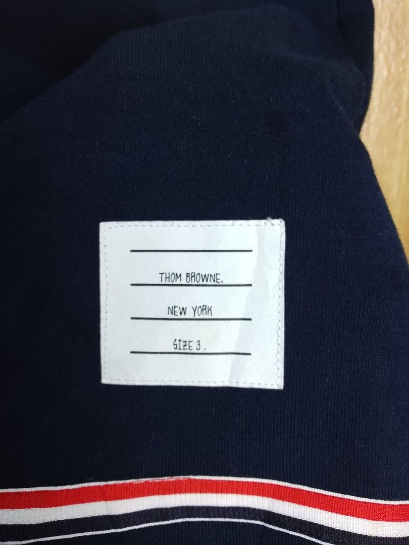 Thom Browne Cotton Short (Category: Shorts) located in Santiago. Submitted by jonathanfragata21 (Listing ID 1456203215, Image 3). Description: Thom Browne Cotton Short Waist : 31 - 34 Length : 20.5 Color Rate : 9.5/10 Excellent condition No Flaws Price : 650 + shipping fee Location : Santiago City Isabela.