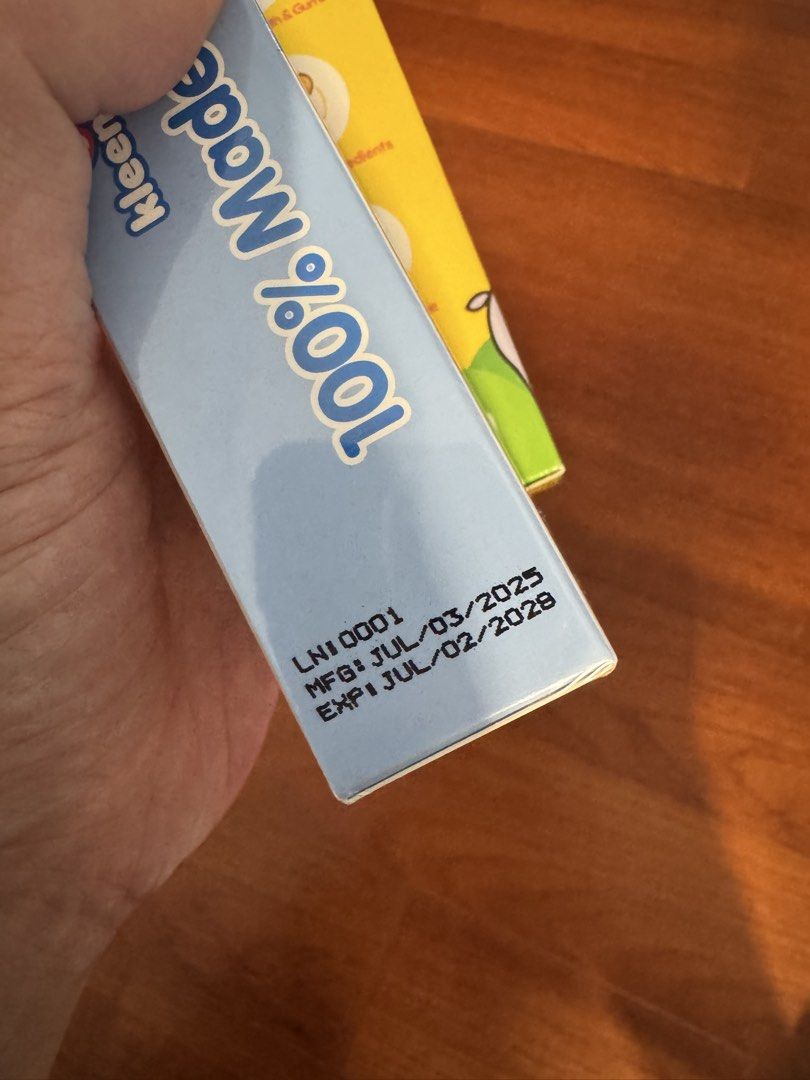 TINY BUDS & KLEENFANT Toothgel (Category: Baby Toiletries & Grooming) located in Quezon City. Submitted by lrski (Listing ID 1456075639, Image 3). Description: See pics for expiration dates.