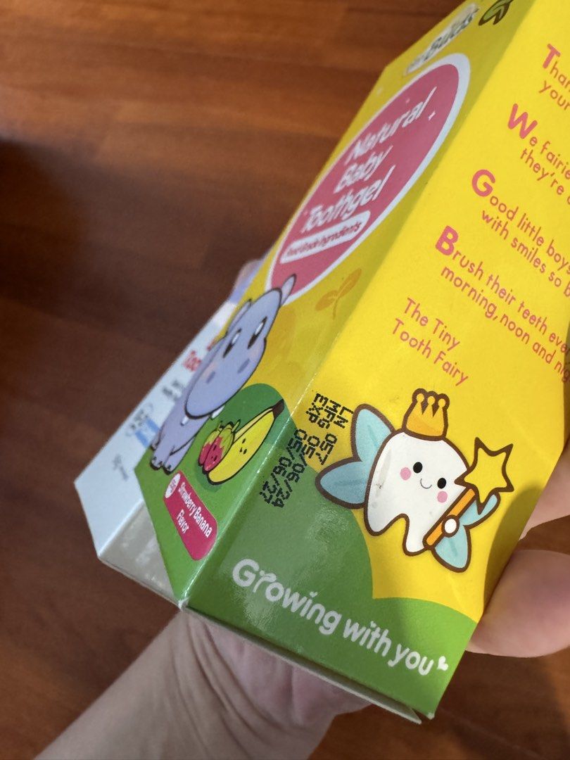 TINY BUDS & KLEENFANT Toothgel (Category: Baby Toiletries & Grooming) located in Quezon City. Submitted by lrski (Listing ID 1456075639, Image 2). Description: See pics for expiration dates.