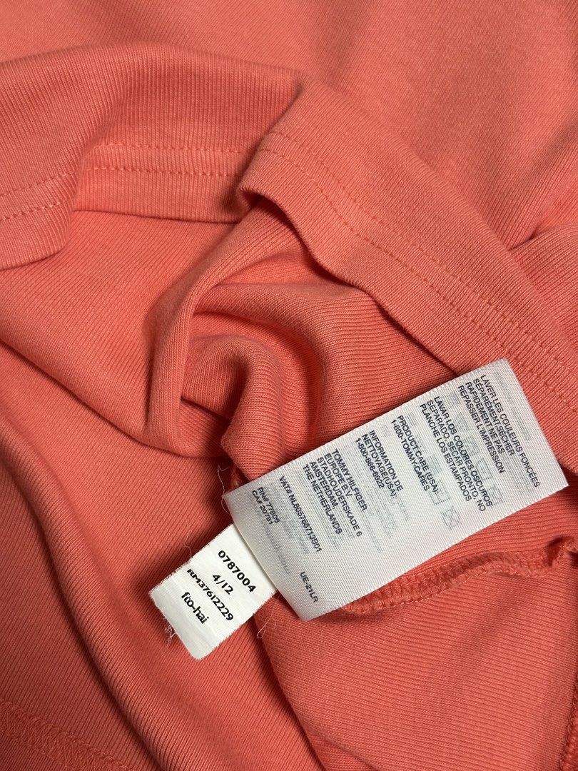 Tommy Hilfiger Womens Shirt (Category: Shirts) located in Pasig City. Submitted by kcstuffs (Listing ID 1456167773, Image 3). Description: Tommy Hilfiger women’s short-sleeve V-neck t-shirt features the brand’s classic embroidered flag logo on the left chest. Excellent condition Small Width 16 inches Length 25 inches.