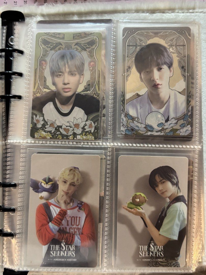 TXT Tomorrow x Together Photocards (Category: K-Wave Merchandise) located in Paranaque City. Submitted by rcas10 (Listing ID 1456167806, Image 3). Description: - 115-250 each depending on pc (pm) - must get minimum of 3-4 pcs to order - You shoulder sf - Loc: BF Paranaque - Mop: Gcash - Mod: lala.