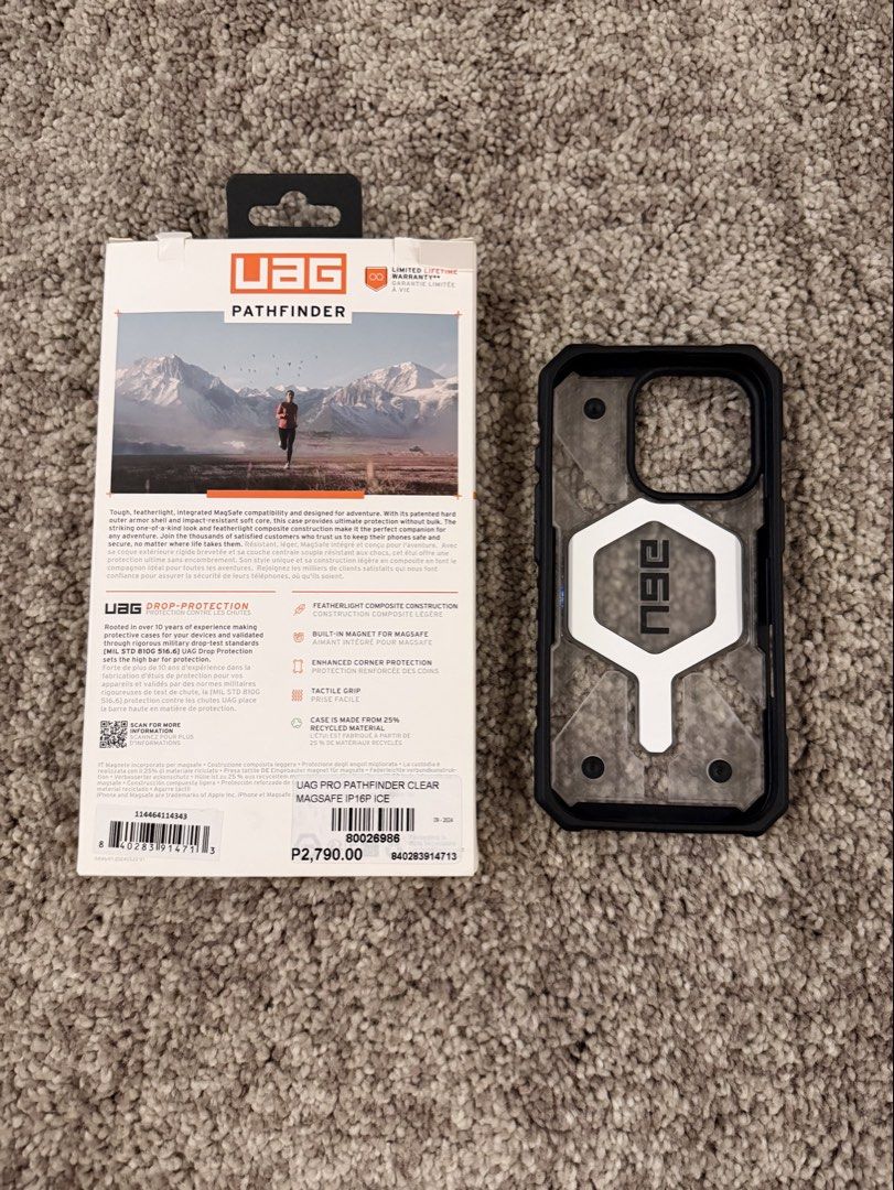 UAG Pathfinder for iPhone 16 Pro (Category: Cases & Sleeves) located in San Juan City. Submitted by jerilim (Listing ID 1456142326, Image 2). Description: RFS: Decluttering.