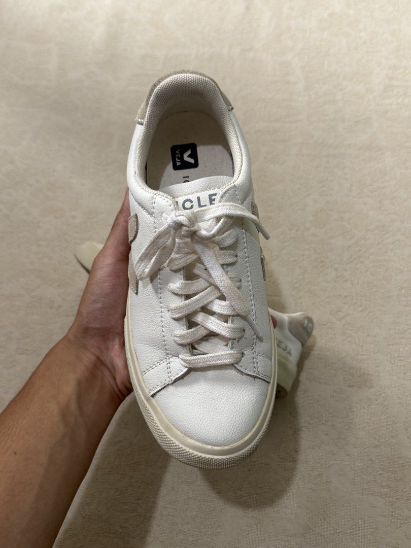 Veja x Icicle Campo Low Chromefree Sneakers (Category: Sneakers) located in Angeles City. Submitted by luigisells (Listing ID 1456065372, Image 3). Description: Size 5 US Womens Excellent Condition Issue/s: none MOP: Gcash or Bank Transfer Courier: J&t Express.