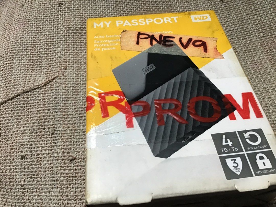 WD External 4TB (Category: Hard Disks & Thumbdrives) located in Manila. Submitted by carou35896 (Listing ID 1456106834, Image 1). Description: Sealed / unopened.